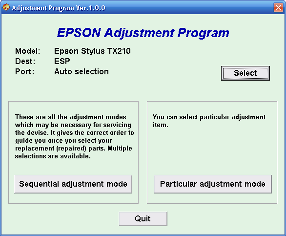 epson adjustment program l1300 gratis